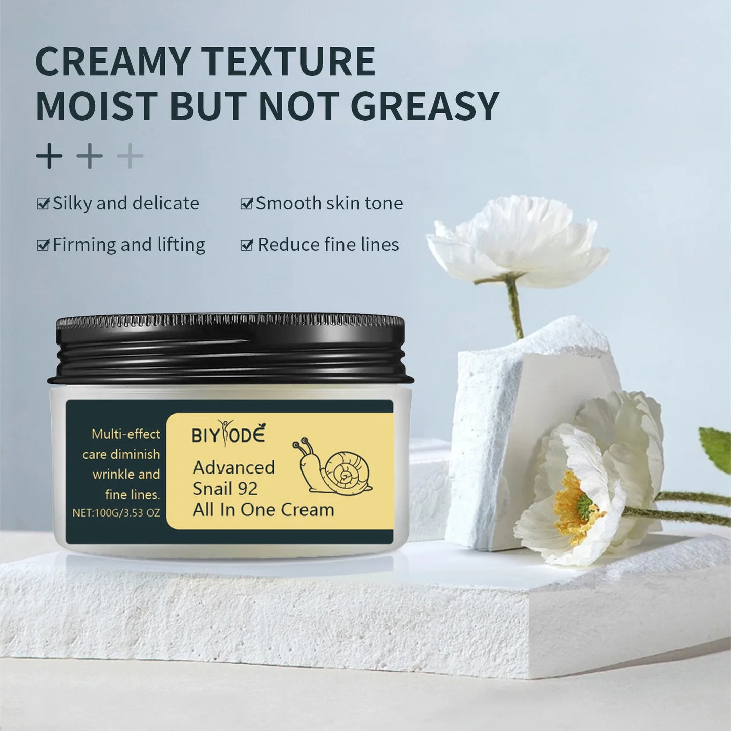 Snail Mucin 92% Anti-Aging Repair Cream - Korean Skincare
