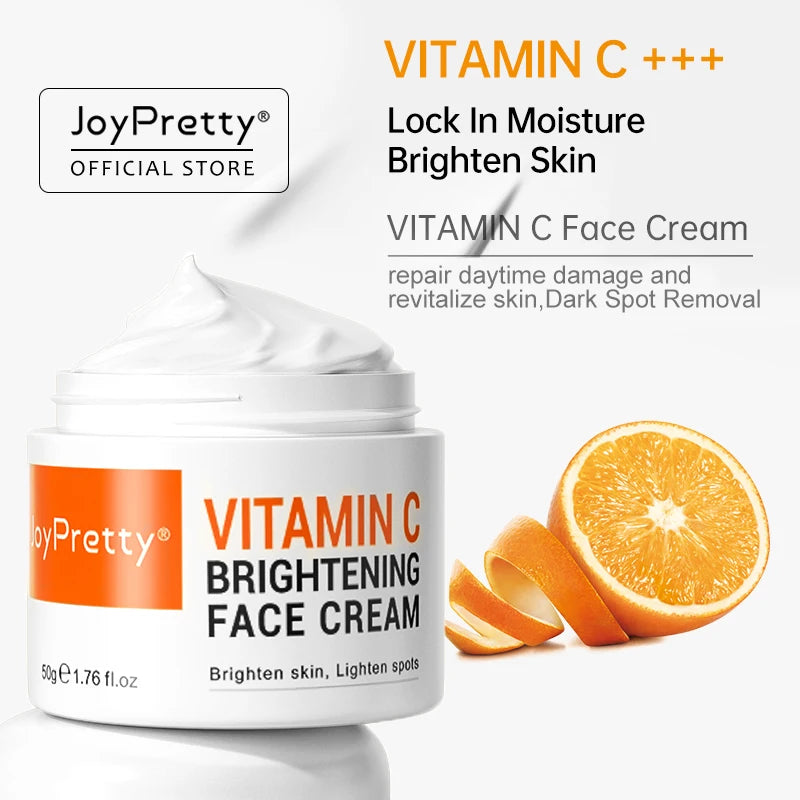Retinol Vitamin C Face Cream - Anti-Wrinkle Brightening Moisturizer