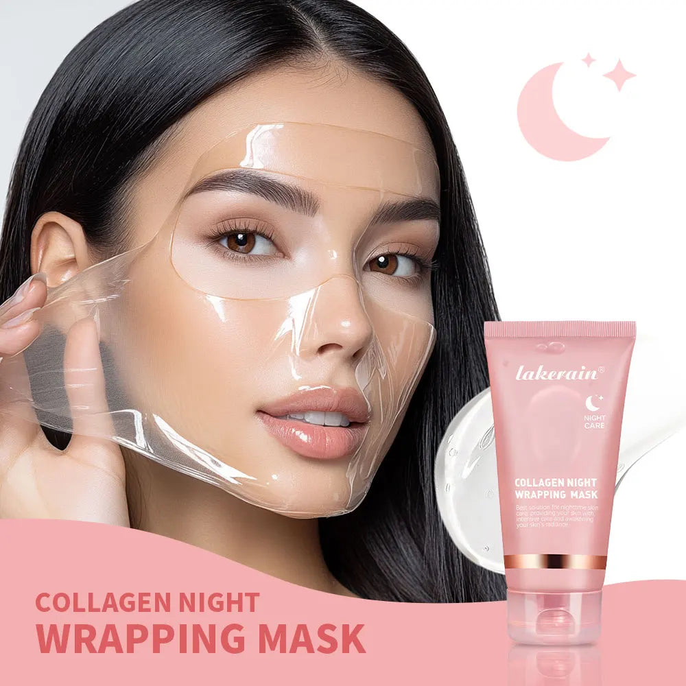 Korean Deep Collagen Night Peel-Off Mask – Anti-Wrinkle Lifting & Hydrating Skin Care