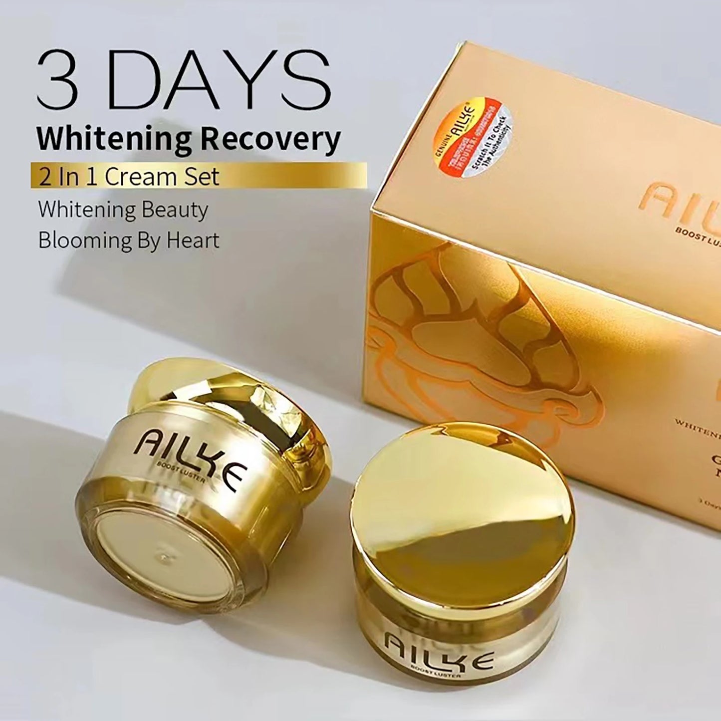 PROMOTION - AILKE Brightening Face Cream with Glutathione - Dark Spot Corrector & Anti-Aging Treatment