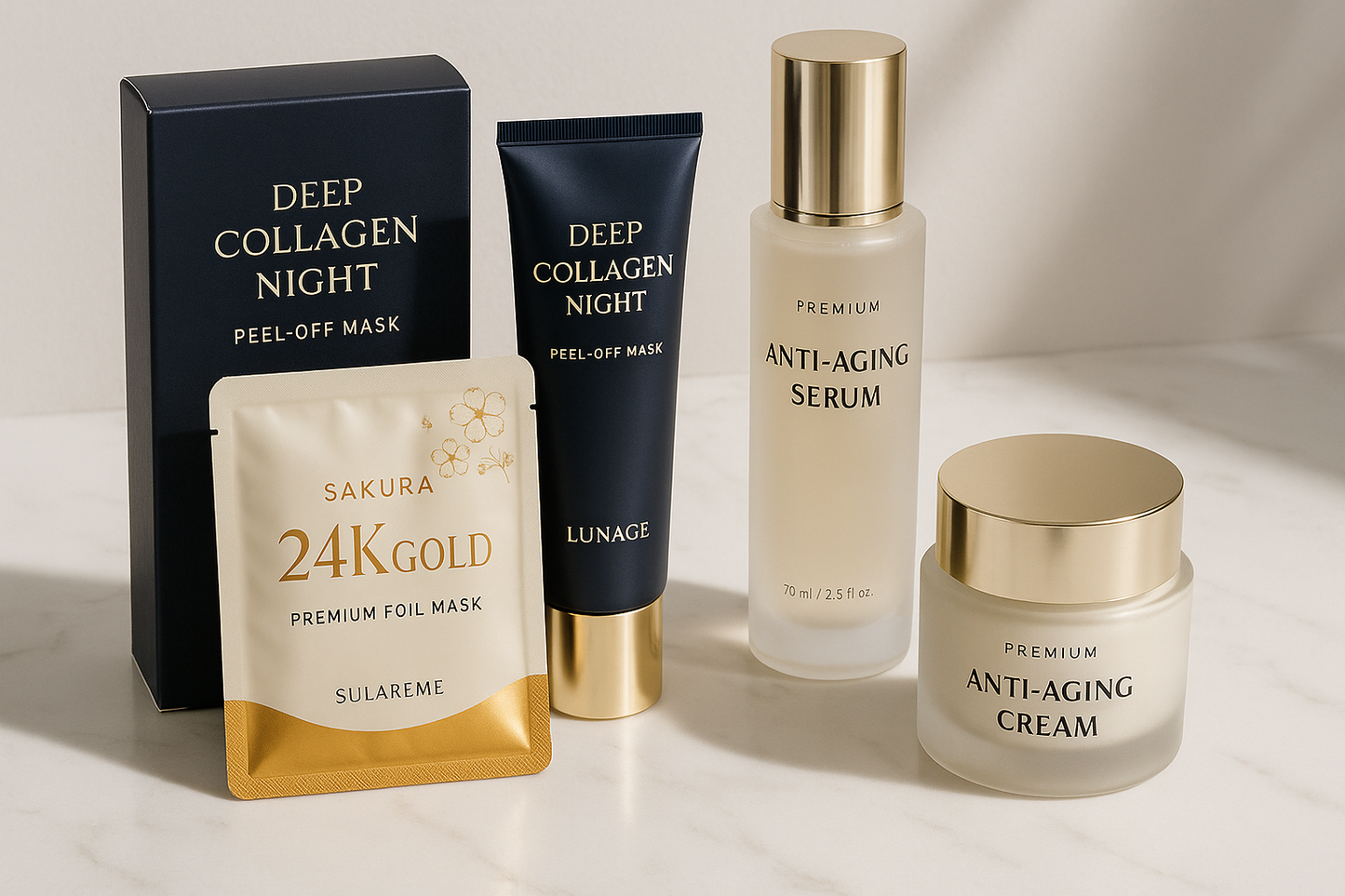 Korean Deep Collagen Night Peel-Off Mask