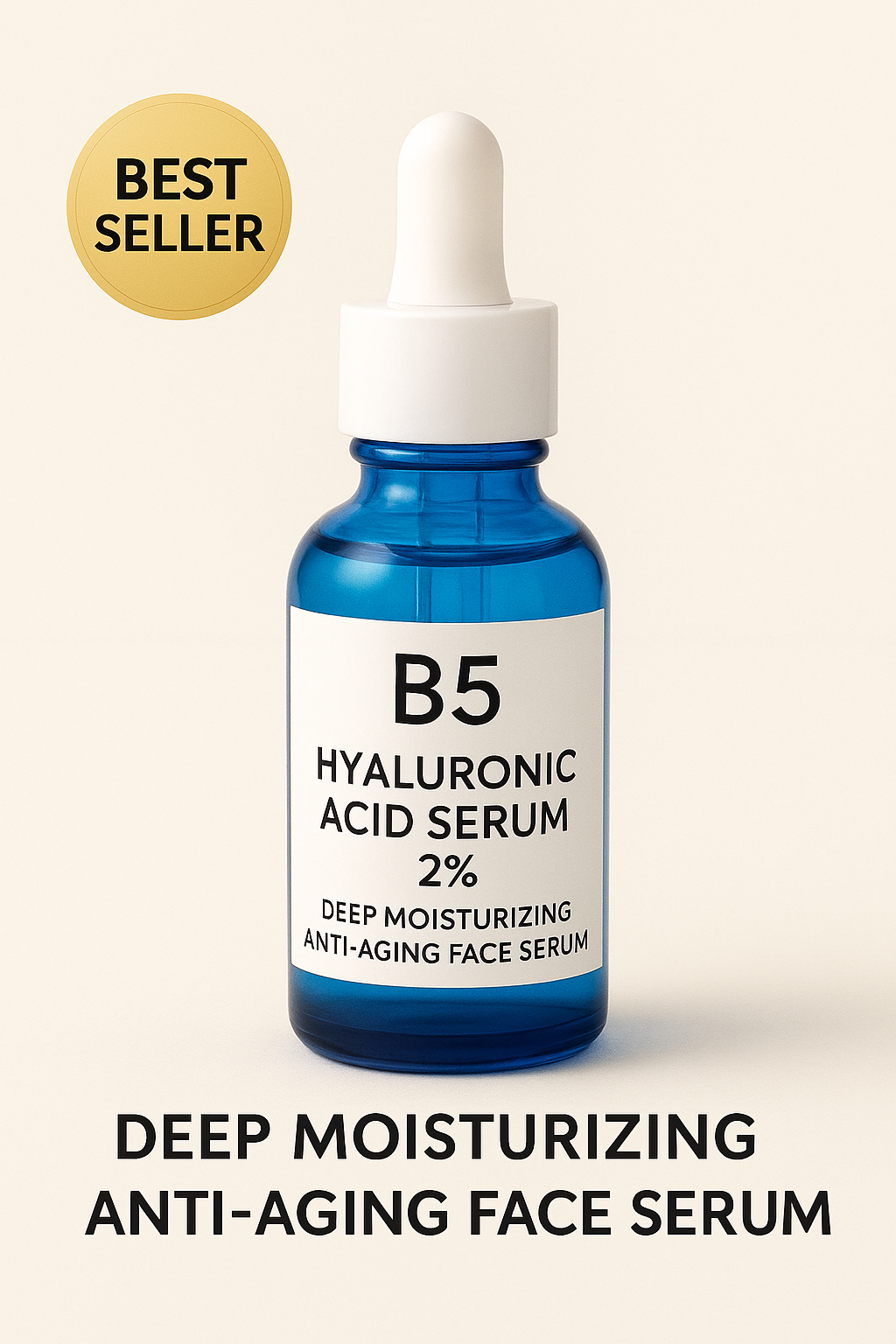 B5 Hyaluronic Acid Serum 2% - Deep Moisturizing Anti-Aging Face Serum