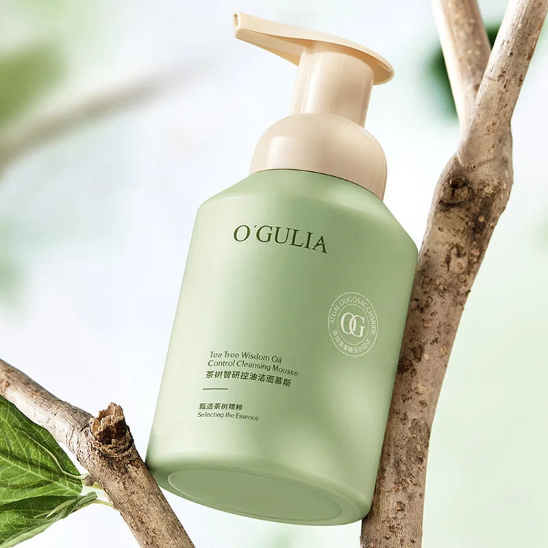 Tea Tree Oil Control Cleanser - Deep Cleansing Pore Purifying Mousse