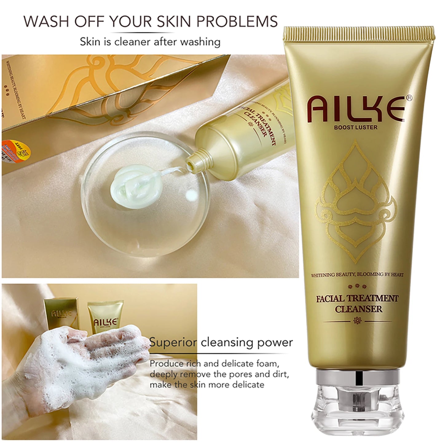 PROMOTION - AILKE Brightening Face Cream with Glutathione - Dark Spot Corrector & Anti-Aging Treatment