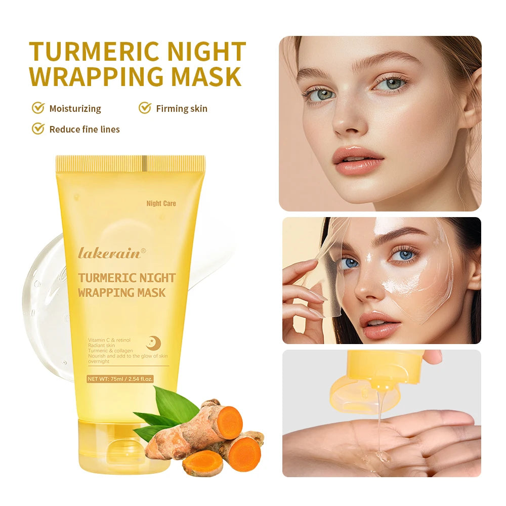 Korean Deep Collagen Night Peel-Off Mask – Anti-Wrinkle Lifting & Hydrating Skin Care