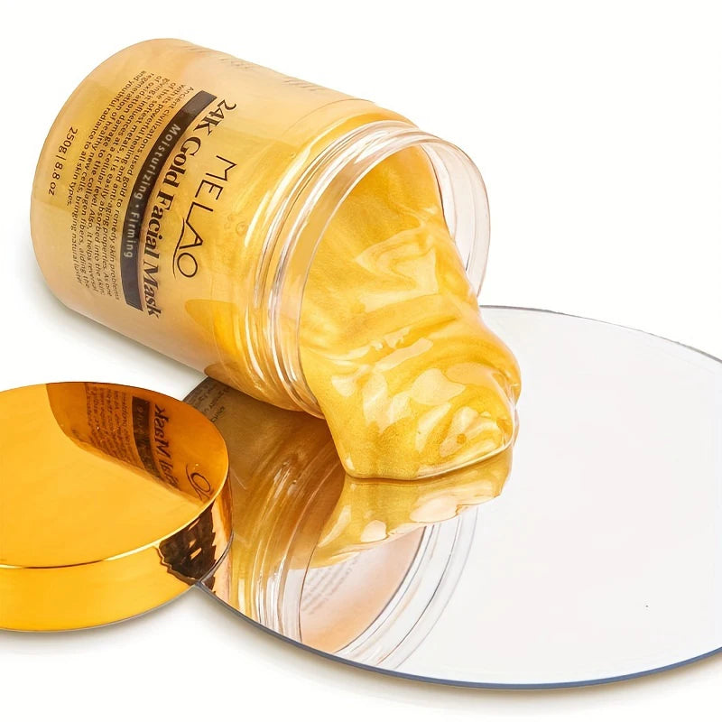 MELAO 24K Gold Face Mask - Luxury Collagen Moisturizing Beauty Treatment