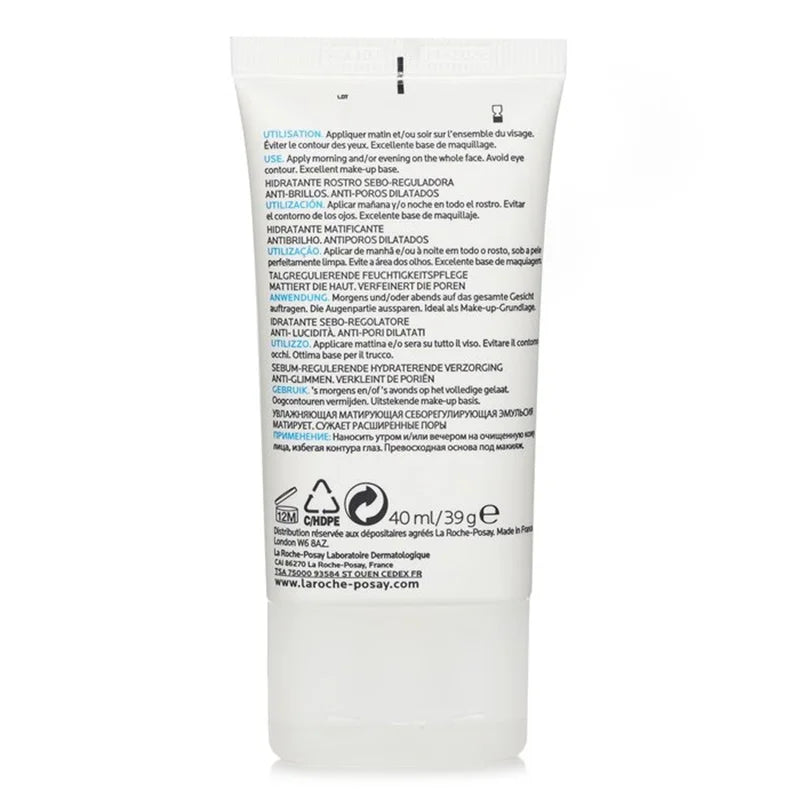 La Roche Posay Effaclar Mat Daily Moisturizer (New Formula, For Oily Skin) 40ml/1.35oz radiessashop