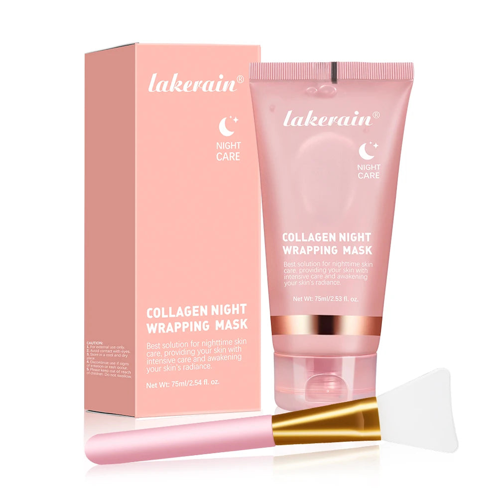 Korean Deep Collagen Night Peel-Off Mask – Anti-Wrinkle Lifting & Hydrating Skin Care