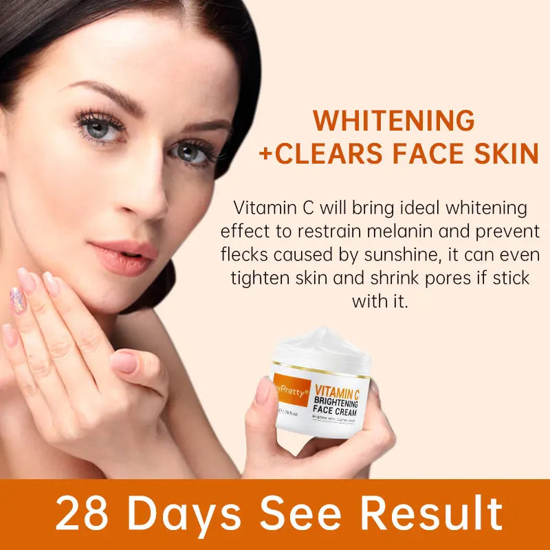 Retinol Vitamin C Face Cream - Anti-Wrinkle Brightening Moisturizer