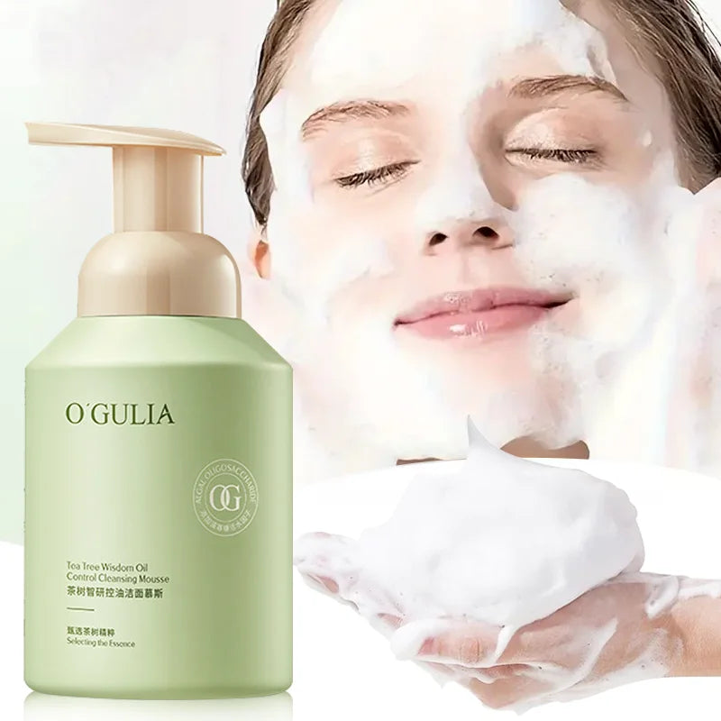 Tea Tree Oil Control Cleanser - Deep Cleansing Pore Purifying Mousse